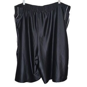 The Foundry Supply Co Men's Shiny Slick Black Athletic Shorts 4XL USA.